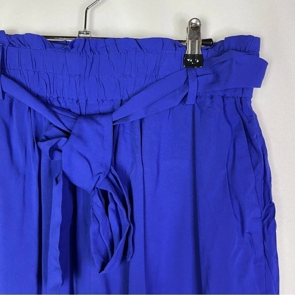 J.‎ Crew Royal Blue High Rise Paper Bag Shorts M